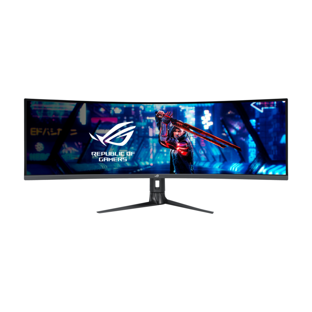 ASUS ROG STRIX XG49WCR 49 Inch 165Hz QHD HDMI 2.0 1ms OC Curved Gaming Monitor - Black