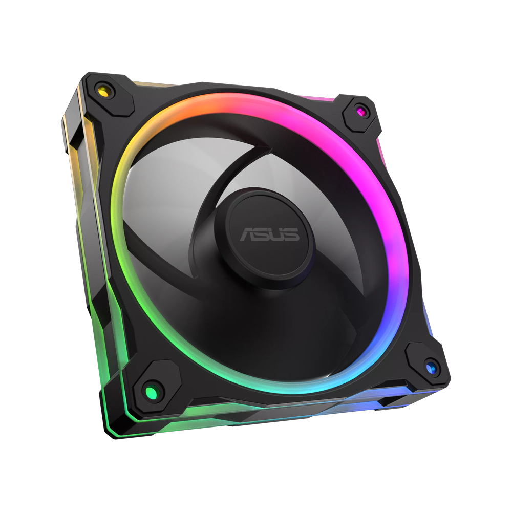 ASUS Prime MR120 ARGB Reverse Fan Triple Pack - Black