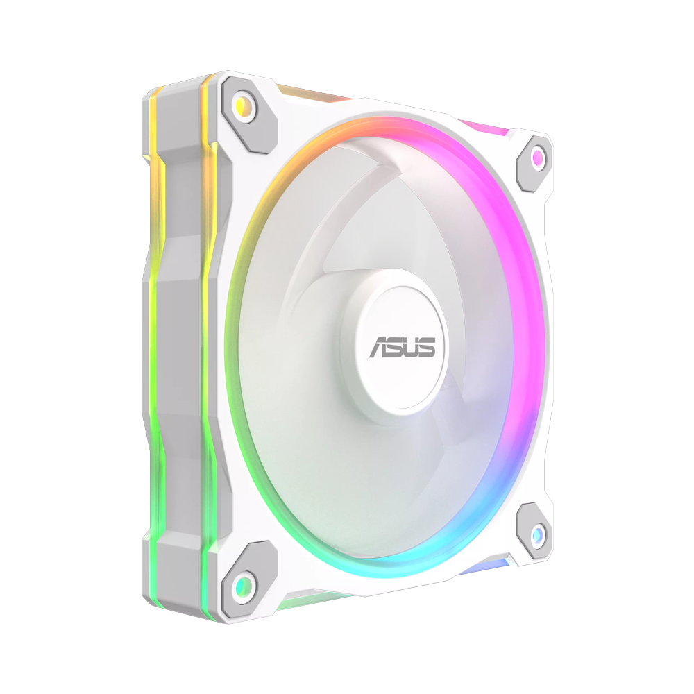 ASUS Prime MR120 ARGB Reverse Single Pack Fan - White