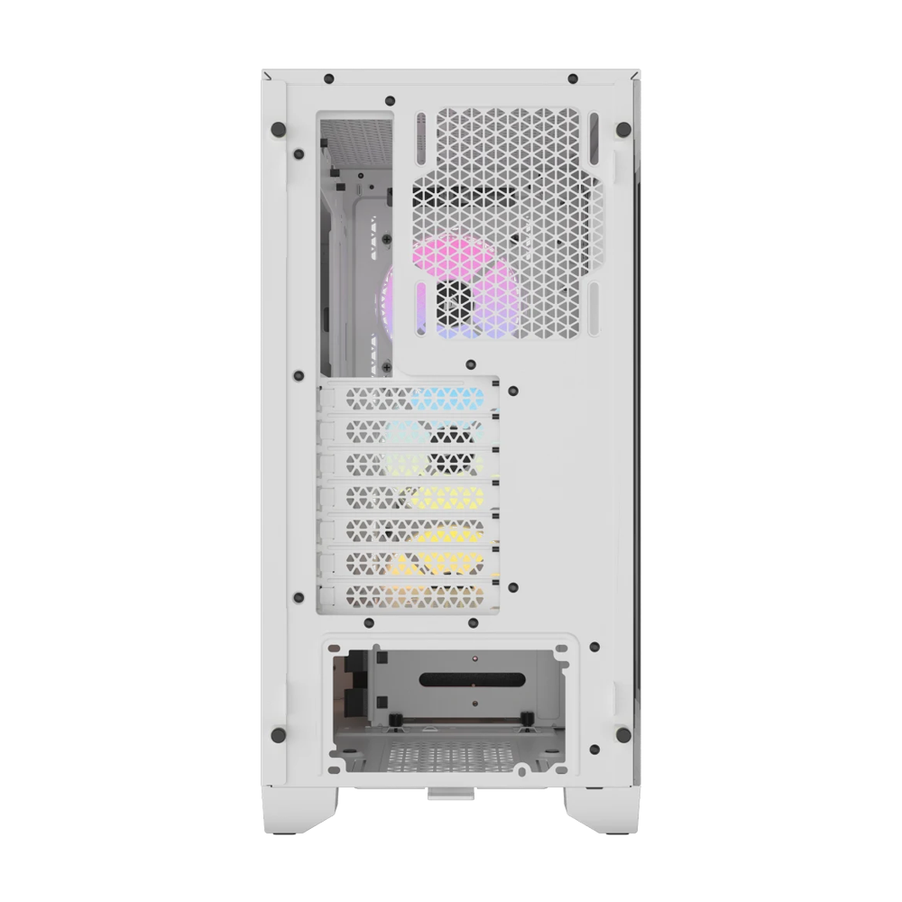 CORSAIR 3000D RGB Tempered Glass Mid Tower - White