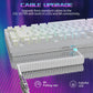 ATTACK SHARK R82HE Magnetic Switch Mechanical Wired Gaming Keyboard - White