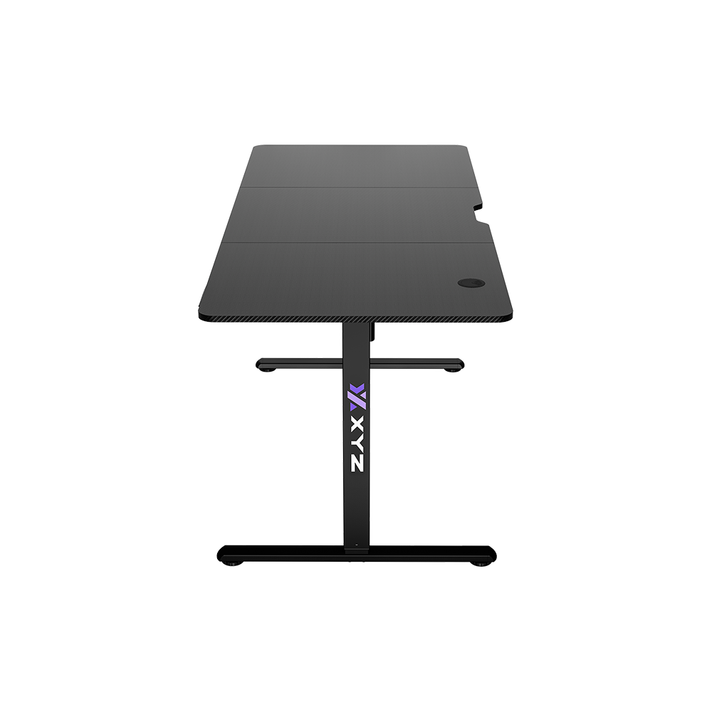 XYZ Core Gaming Desk - Black (ELECTRIC HEIGHT ADJUSTABLE)