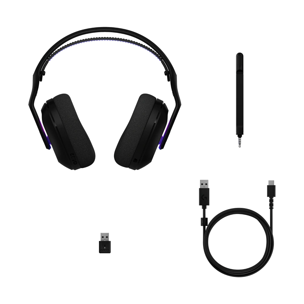 LOGITECH G522 LIGHTSPEED Wireless RGB Gaming Headset - Black