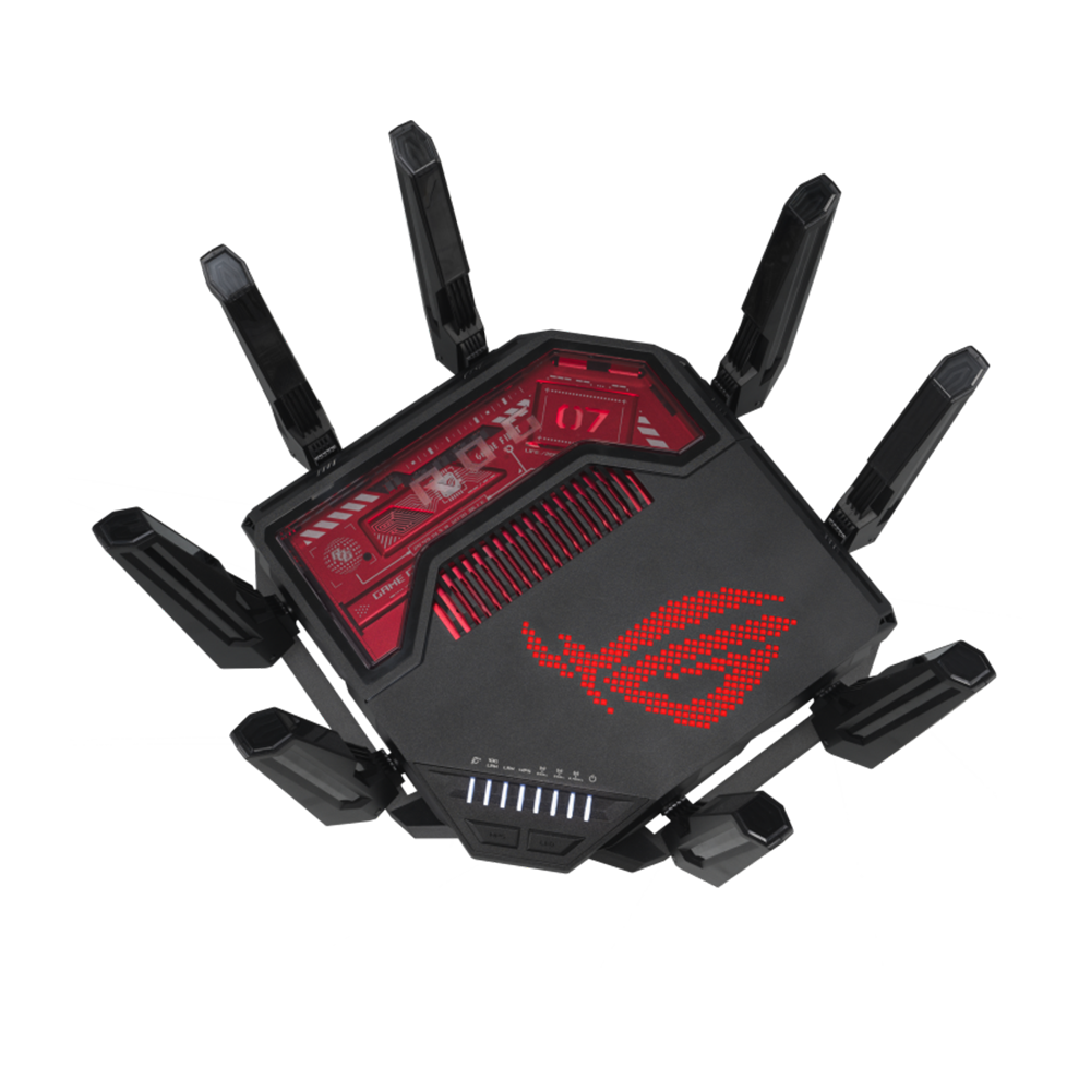 ASUS ROG Rapture GT-BE19000 Tri-Band WiFi 7 Gaming Router - Black