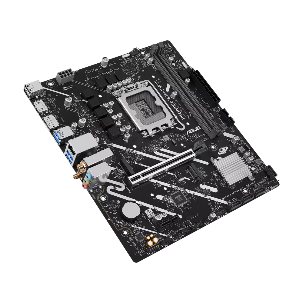 ASUS PRIME B760M-F WIFI DDR5 Motherboard - Black
