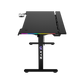 XYZ Pro-X Gaming Desk RGB - Black (ELECTRIC HEIGHT ADJUSTABLE)