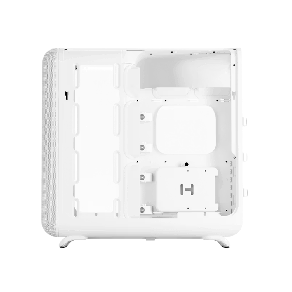HYTE X50 ATX Case with Tempered Glass Side Panel Snow White
