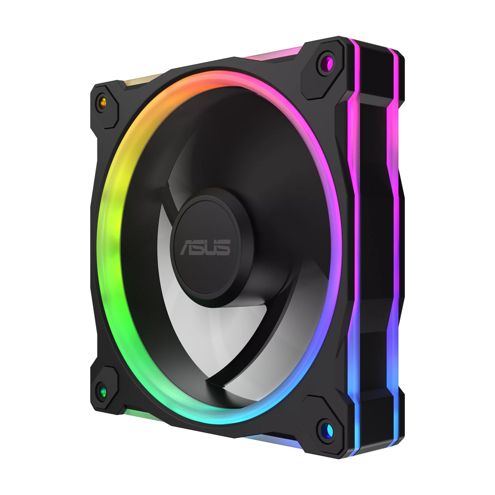 ASUS PRIME MR120 ARGB Reverse Single Fan - Black