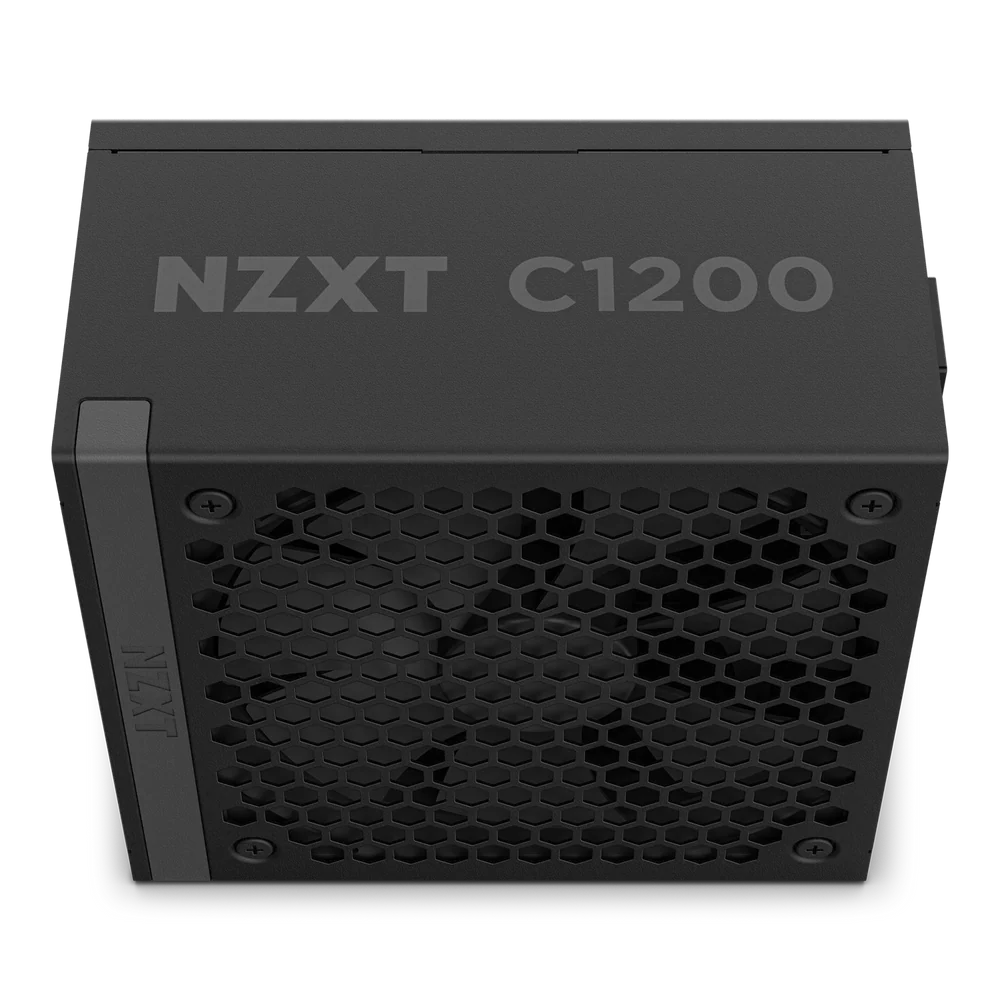 NZXT 1200W ATX 3.1 80 Plus Gold Fully Modular Low Noise Power Supply - Black