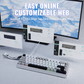 ATTACK SHARK X68MAX Magnetic Switch Mechanical Wired Keyboard - Starlight White