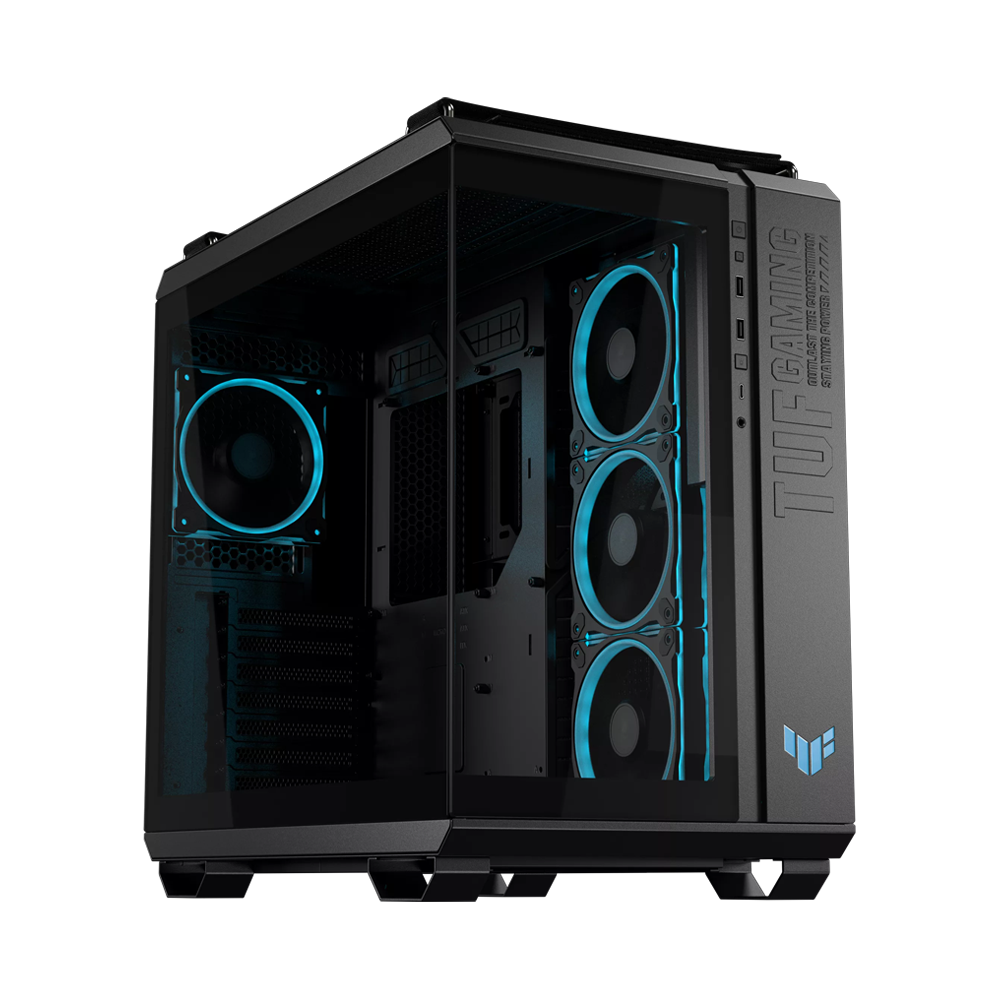 ASUS TUF Gaming GT502 HORIZON ARGB Panoramic ATX Mid Tower Case - Black