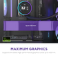 NZXT H9 Flow RGB (2025) Dual-Chamber Mid Tower Case With RGB Fans - All Black