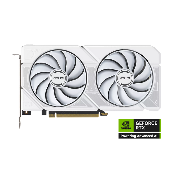 ASUS Dual Nvidia GeForce RTX 5060 Ti OC 16GB Graphics Card - White Edition