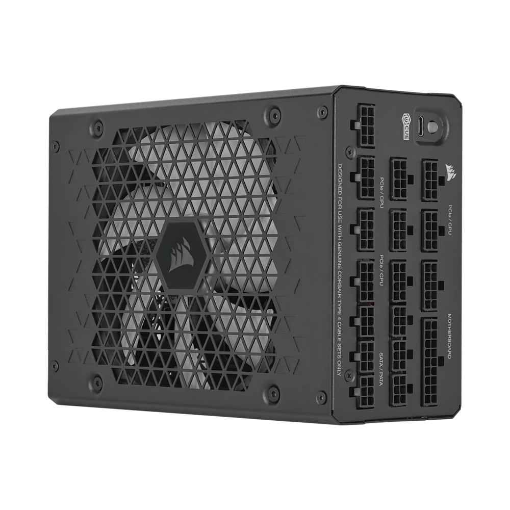 CORSAIR HX1200i Fully Modular Ultra-Low Noise Platinum ATX 1200W Power Supply (UK) -  Black