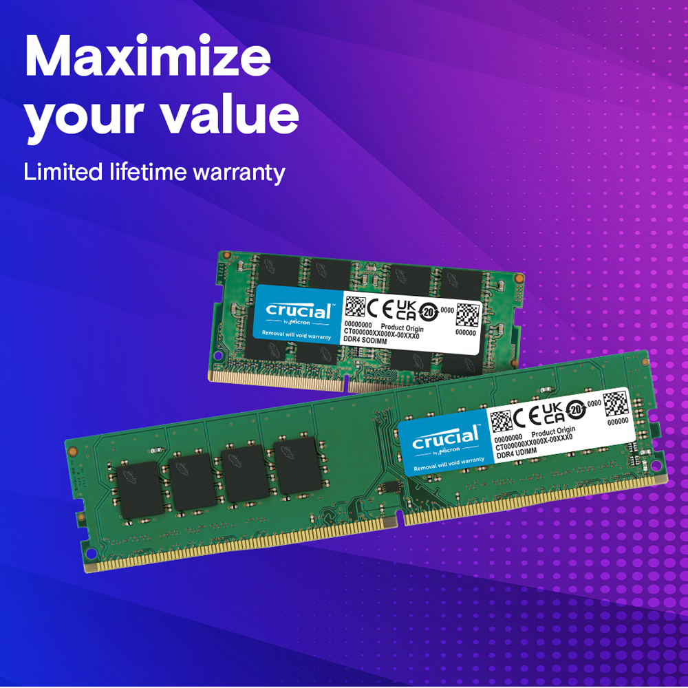 CRUCIAL 16GB DDR4 3200MHz Laptop Memory