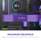 NZXT H9 Flow RGB+ (2025) Dual-Chamber Mid Tower Case With RGB Fans & Control Hub - All Black