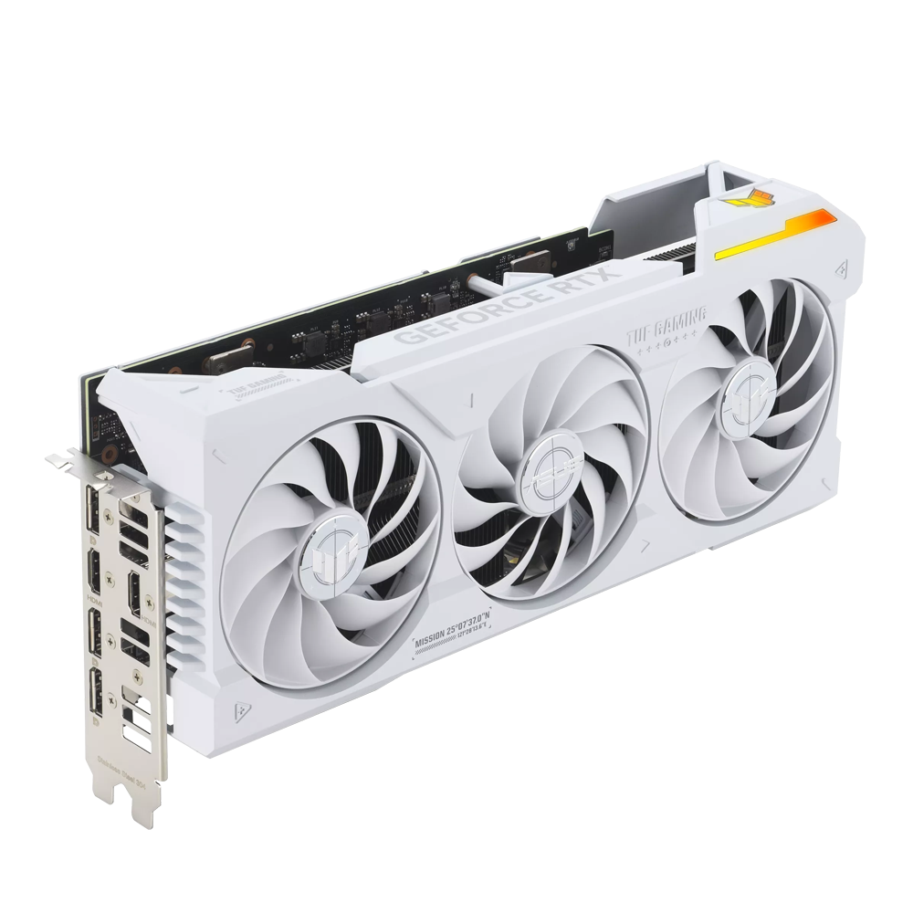 ASUS TUF Gaming GeForce RTX 4070 Ti SUPER BTF OC 16GB GDDR6X Graphic Card - White