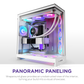 NZXT H9 Flow RGB+ (2025) Dual-Chamber Mid Tower Case With RGB Fans & Control Hub - All White