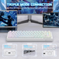 ATTACK SHARK X82PRO HE Magnetic Switch Wireless Gaming Keyboard - White