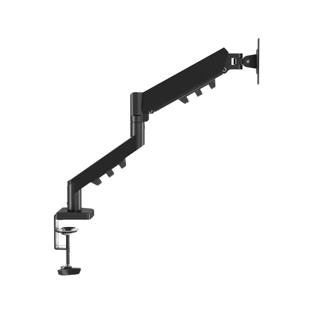GAMEON GO-5500 Gas Mechanical Spring Single Monitor Arm - Black