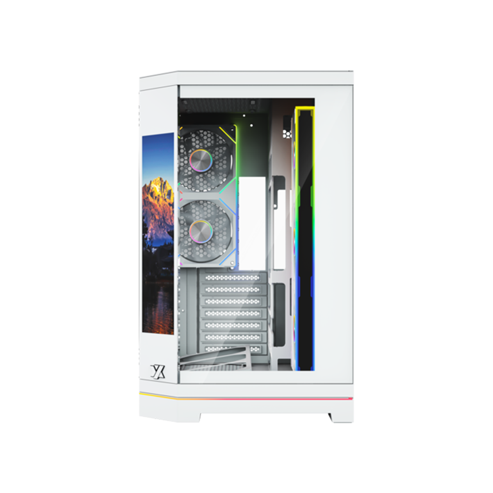 XYZ NEUTRON X PRO LCD ATX Case - White