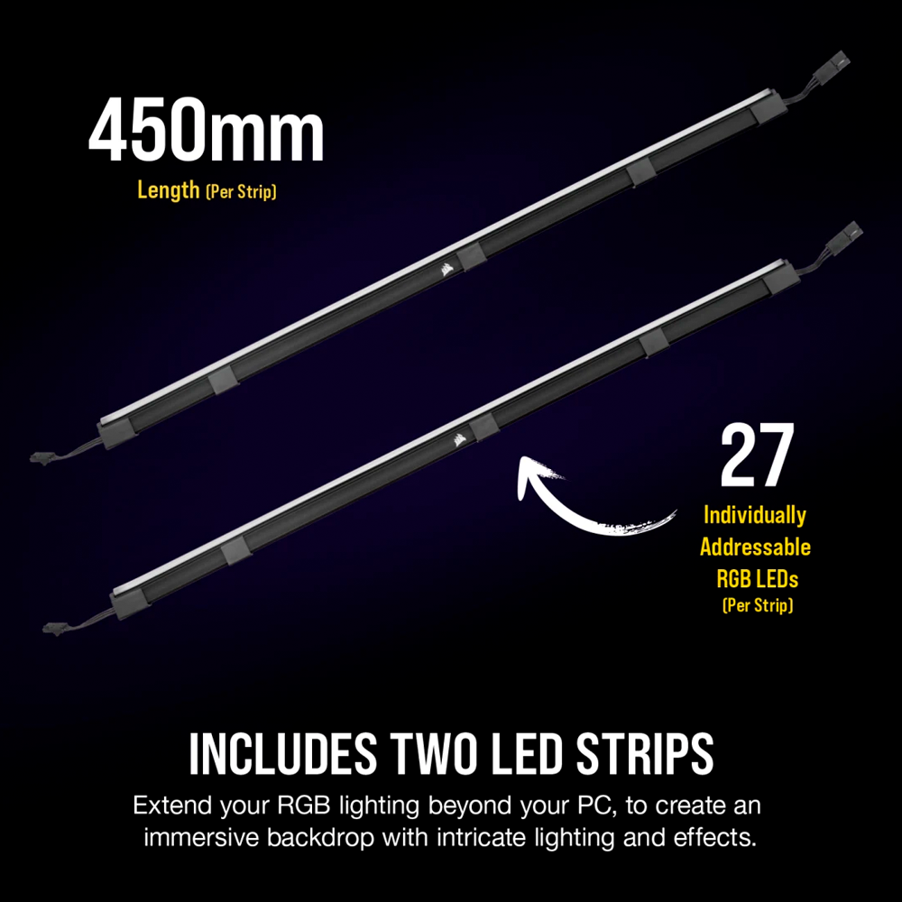 Corsair iCUE LS100 450mm Smart Lighting Strip Expansion Kit