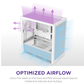 NZXT H3 Flow (2025) micro-ATX Mid Tower Case - All Black