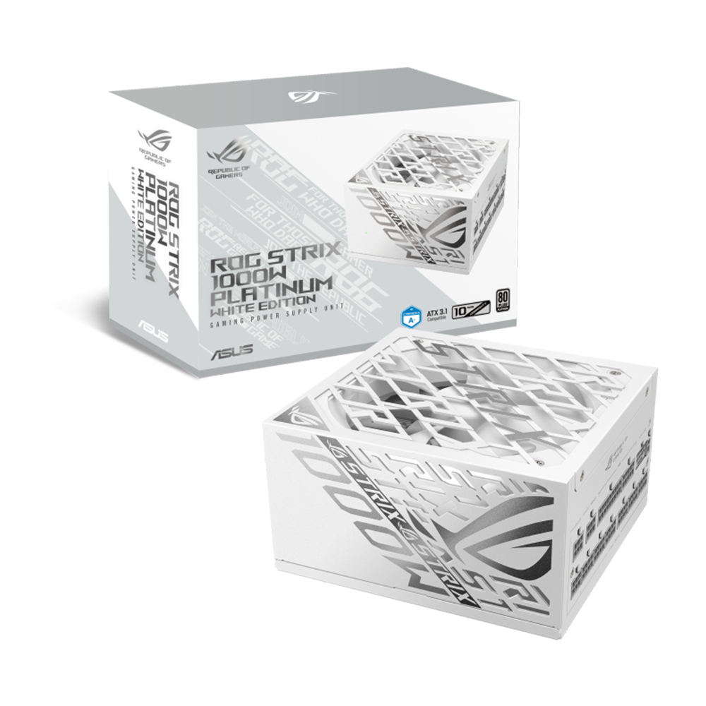 ASUS ROG STRIX 1000W Platinum  Power Supply - White
