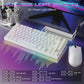 ATTACK SHARK R82HE Magnetic Switch Mechanical Wired Gaming Keyboard - White