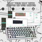 ATTACK SHARK X82PRO HE Magnetic Switch Wireless Gaming Keyboard - Comic