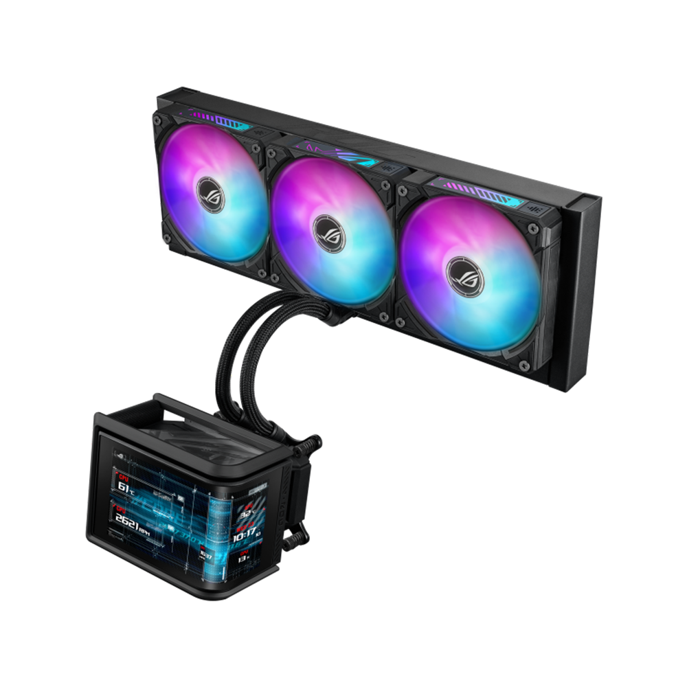 ASUS ROG RYUO IV SLC 360 ARGB Liquid Cooler - Black