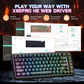 ATTACK SHARK X82PRO HE Magnetic Switch Wireless Gaming Keyboard - Black