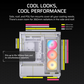 CORSAIR 3500X RS-R ARGB Mid Tower Case - White