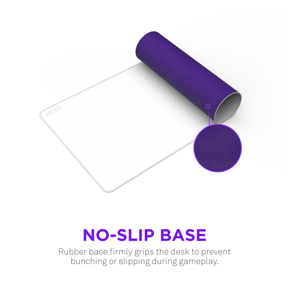 NZXT Zone Large Gaming Mouse Pad - White