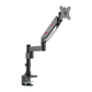 GAMEON Pole Mounted Aluminum Heavy Duty Spring Assisted Single Monitor Arm