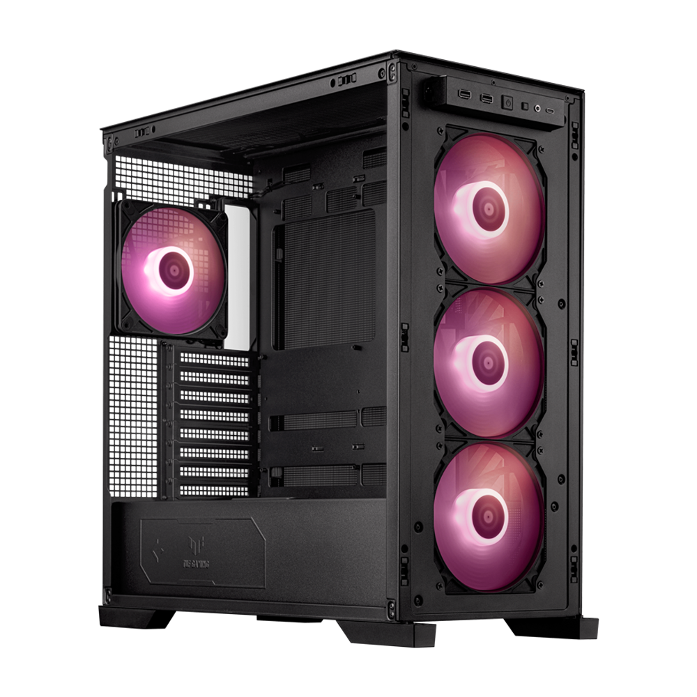 ASUS TUF Gaming GT302 ARGB ATX Mid Tower Case - Black