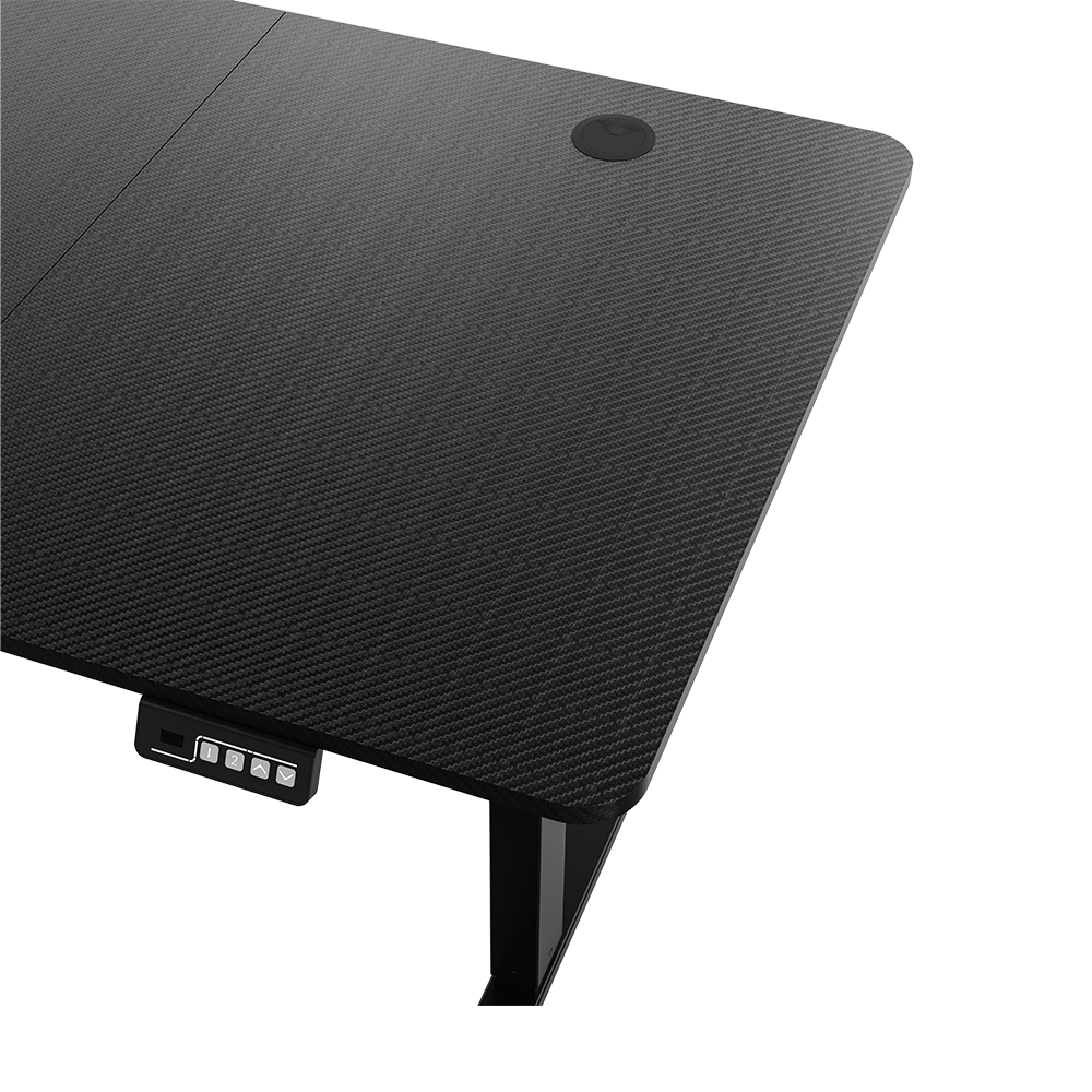 XYZ Core Gaming Desk - Black (ELECTRIC HEIGHT ADJUSTABLE)