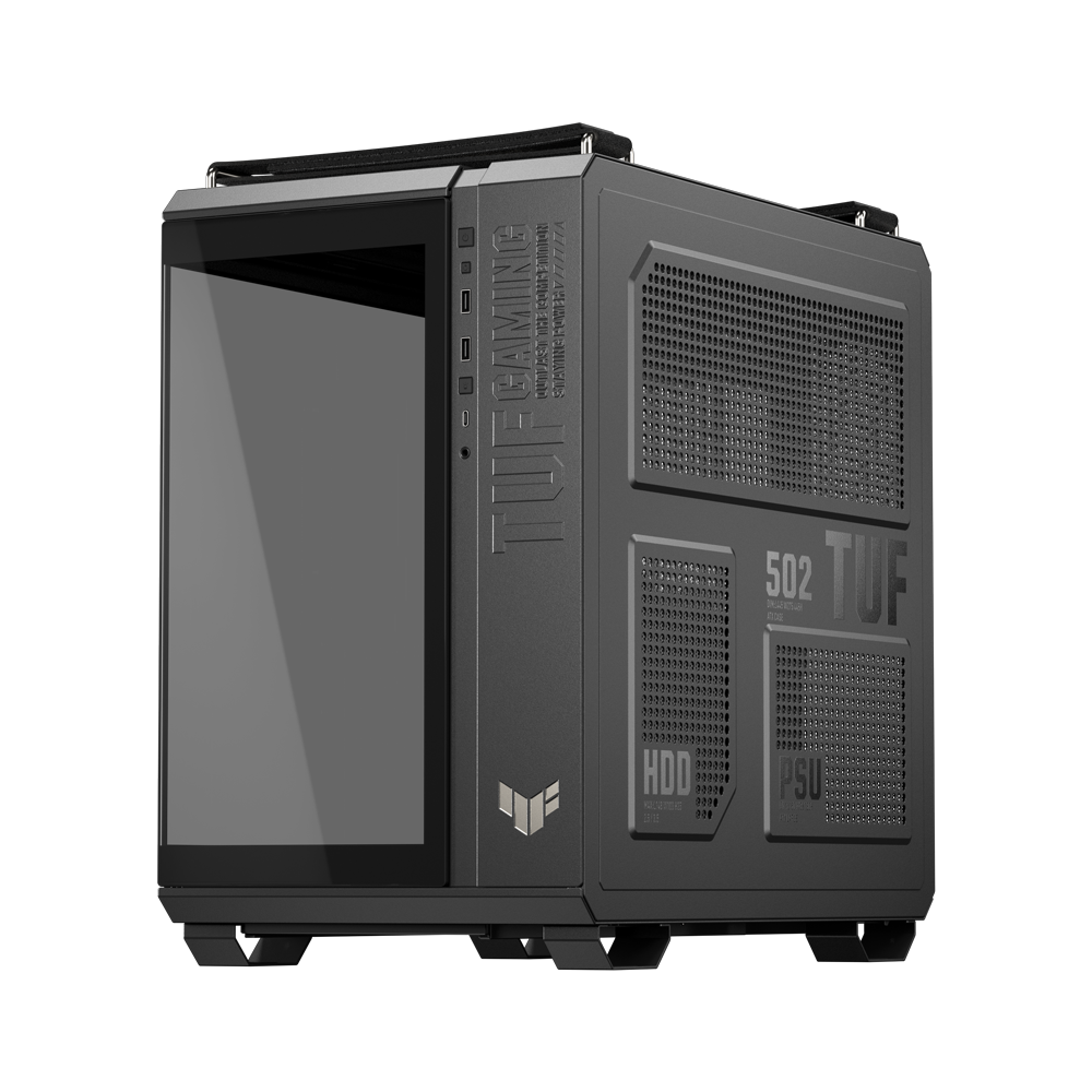 ASUS TUF Gaming GT502 Horizon Panoramic ATX Case - Black