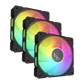 ASUS TUF Gaming TR120 ARGB Triple Pack Case Fan - Black