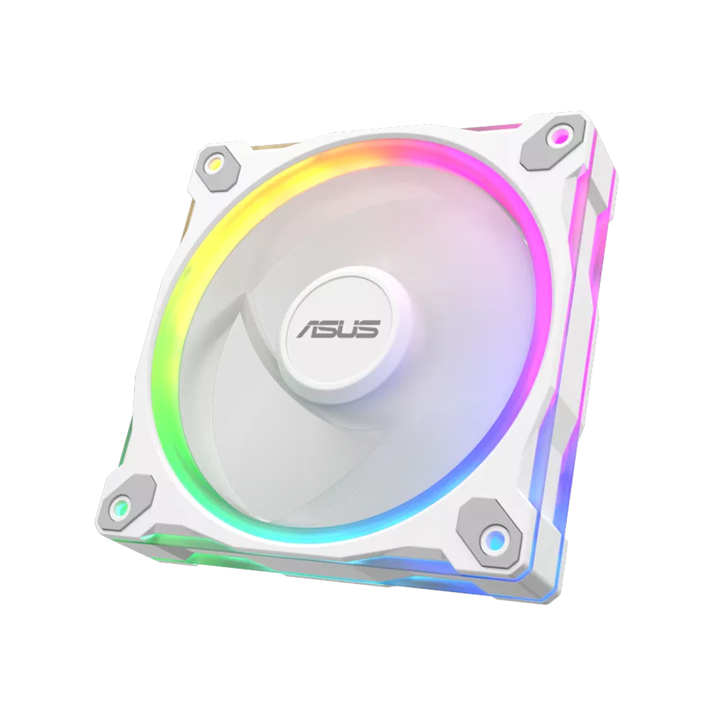 ASUS Prime MR120 ARGB Reverse Fan Triple Pack - White