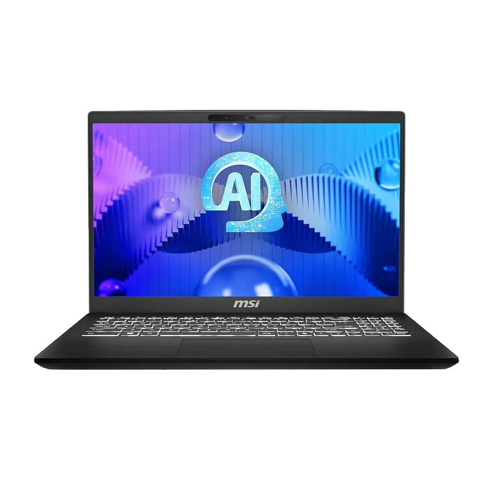 MSI Modern 15 H AI C2HMG Laptop Classic Black (15.6 Inch, Ultra 7 255H,16GB DDR5, 512GB SSD, FHD, Win 11, AR KB)