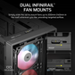 CORSAIR FRAME 4000D LCD RS ARGB Premium Mid Tower Case - Black