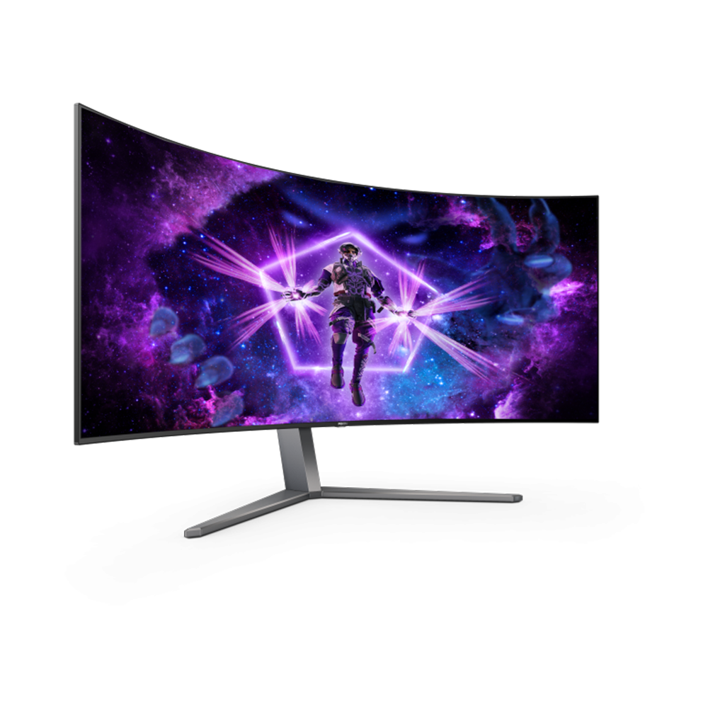 AOC AGON PRO AG456UCZD 45 Inch 240Hz WQHD HDMI 2.0 0.03m OLED Curved Gaming Monitor - Black