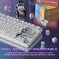 ATTACK SHARK R82HE Magnetic Switch Mechanical Wired Gaming Keyboard - White