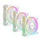 ASUS PRIME MR120 ARGB Triple Pack Fan - White