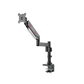 GAMEON Pole Mounted Aluminum Heavy Duty Spring Assisted Single Monitor Arm