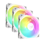ASUS TUF GAMING TR120 ARGB Triple Pack Fan - White