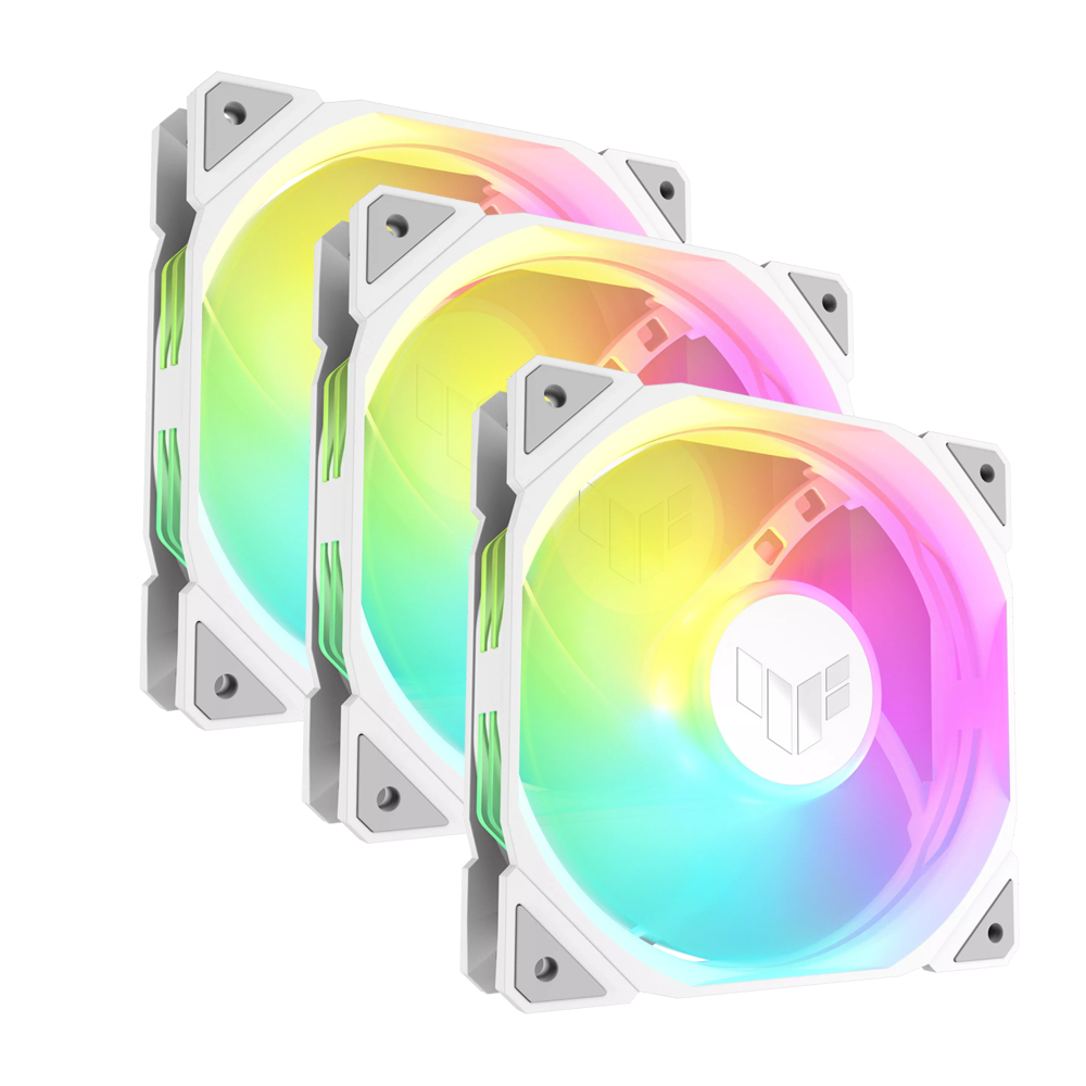 ASUS TUF GAMING TR120 ARGB Triple Pack Fan - White