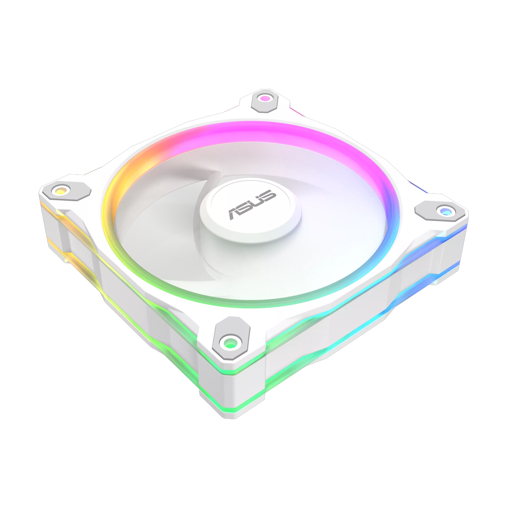 ASUS Prime MR120 ARGB Reverse Single Pack Fan - White