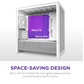 NZXT H3 Flow (2025) micro-ATX Mid Tower Case - All Black